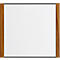 moedel Türschild LMH, Aluminium- und Holzrahmen, Holzart wählbar, Polyester-Abdeckung, Klebemontage, B 159,5 x H 150,5 mm, schwarz/Eiche