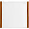 moedel Türschild LMH, Aluminium- und Holzrahmen, Holzart wählbar, Polyester-Abdeckung, Klebemontage, B 159,5 x H 150,5 mm, silber/Eiche