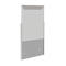 moedel Türschild Madrid Silver Line, Aluminiumrahmen, entspiegelte Acrylglasscheibe, Schiebeführung, selbstklebend, B 150 x H 150 mm, alusilber