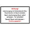 moedel waarschuwingsbord "Blusproces met CO2 brandblusser in de ruimte", volgens DGUV 205-034, L 150 x B 250 mm, folie, wit-rood-zwart