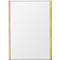 moedel wandbord LMH DIN A4, staand formaat, personaliseerbaar, zelfklevend of schroefbevestiging, B 221,5 x H 299,5 mm, zilver/maple