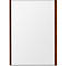 moedel Wandschild LMH, DIN A4, Hochformat, Holzrahmen, Aluminium, Klebe- oder Schraubmontage, B 221,5 x H 299,5 mm, Nussbaum, silber/Nussbaum