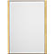 moedel Wandschild LMH, DIN A4, Holz- und Aluminiumrahmen, Bronze eloxiert, Klebe- oder Schraubmontage, B 221,5 x H 299,5 mm, bronze/Ahorn
