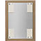 moedel Wandschild LMH, DIN A4, Holz- und Aluminiumrahmen, Bronze eloxiert, Klebe- oder Schraubmontage, B 221,5 x H 299,5 mm, bronze/Nussbaum