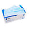 Mond-neus bescherming BBE Solutions®, medisch, EN 14638/10993 type IIR, disposable, 3-laags, vormbare neusklem, elastische oorelastiekjes, blauw, 50 stuks 