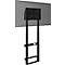 Monitor muurbeugel e.BOX®, voor 1 beeldscherm tot 86' &amp; tot 120 kg, elektrisch in hoogte verstelbaar, anti-collision bescherming, kabelbox, VESA, staal, zwart
