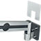 Monitor muurbevestiging Duurzaam, met arm, voor 1 display 21-27', tot 8 kg, VESA, draaibaar &amp; kantelbaar, metallic zilver