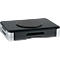 Monitor-/printer-standaard - tot 15 kg - B 400 x D 300 x H 74 mm - zilver/zwart