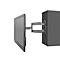 Monitor-Wandhalterung NewStar NM-W440BLACK, für Flachbildschirme bis 55″, neig- & schwenkbar, tiefenverstellbar