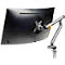 Monitorarm BakkerElkhuizen BE Flexibel, voor 1 monitor, tot 10 kg, draaibaar, kantelbaar en zwenkbaar, klembreedte 80 mm, VESA-compatibel, ergonomisch, in hoogte verstelbaar van 170 tot 582 mm, donkergrijs/zwart