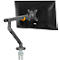 Monitorarm BakkerElkhuizen BE Flexibel, voor 1 monitor, tot 10 kg, draaibaar, kantelbaar en zwenkbaar, klembreedte 80 mm, VESA-compatibel, ergonomisch, in hoogte verstelbaar van 170 tot 582 mm, donkergrijs/zwart