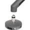 Monitorarm BakkerElkhuizen BE Flexibel, voor 1 monitor, tot 10 kg, draaibaar, kantelbaar en zwenkbaar, klembreedte 80 mm, VESA-compatibel, ergonomisch, in hoogte verstelbaar van 170 tot 582 mm, donkergrijs/zwart