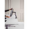 Monitorarm BakkerElkhuizen BE Flexibel, voor 1 monitor, tot 10 kg, draaibaar, kantelbaar en zwenkbaar, klembreedte 80 mm, VESA-compatibel, ergonomisch, in hoogte verstelbaar van 170 tot 582 mm, donkergrijs/zwart
