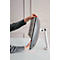 Monitorarm BakkerElkhuizen BE Flexibel, voor 1 monitor, tot 10 kg, draaibaar, kantelbaar en zwenkbaar, klembreedte 80 mm, VESA-compatibel, ergonomisch, in hoogte verstelbaar van 170 tot 582 mm, lichtgrijs/wit