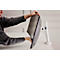 Monitorarm BakkerElkhuizen BE Flexibel, voor 1 monitor, tot 10 kg, draaibaar, kantelbaar en zwenkbaar, klembreedte 80 mm, VESA-compatibel, ergonomisch, in hoogte verstelbaar van 170 tot 582 mm, lichtgrijs/wit