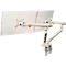 Monitorarm BakkerElkhuizen BE Flexible Dual, voor 2 monitoren, tot 10 kg, draaibaar, kantelbaar en zwenkbaar, klembreedte 80 mm, VESA-compatibel, ergonomisch, in hoogte verstelbaar van 170 tot 582 mm, lichtgrijs/wit