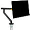Monitorarm BakkerElkhuizen BE Flexible, für 1 Monitor, bis 10 kg, dreh-, neig- und schwenkbar, 80 mm Klemmweite, VESA-komaptibel, ergonomisch, Höhenverstellbar von 170 bis 582 mm, schwarz