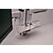 Monitorarm BakkerElkhuizen Filex Galaxy Modular Dual, voor 2 beeldschermen tot 12 kg, in hoogte &amp; diepte verstelbaar, draaibaar &amp; kantelbaar, met tafelklem, wit