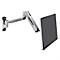 Monitorarm ergotron® LX HD Sit-Stand, muurbeugel, voor 1 beeldscherm tot 46″ &amp; tot 13,6 kg, in hoogte en diepte verstelbaar, VESA, gepolijst aluminium