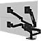Monitorarm Ergotron LX Pro Dual Direct, für 2 Displays bis 24″, neig-/schwenk-/drehbar, höhenverstellbar, Tischhalterung, VESA, Metall, schwarz