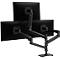 Monitorarm Ergotron LX Pro Dual Direct, für 2 Displays bis 24″, neig-/schwenk-/drehbar, höhenverstellbar, Tischhalterung, VESA, Metall, schwarz