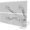Monitorarm Ergotron LX Pro Dual Direct, für 2 Displays bis 24″, neig-/schwenk-/drehbar, höhenverstellbar, Tischhalterung, VESA, Metall, weiß