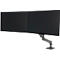 Monitorarm Ergotron LX Pro Dual Direct, für 2 Displays bis 27″, neig-/schwenk-/drehbar, höhenverstellbar, Tischhalterung, VESA, Metall, dunkelgrau