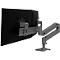 Monitorarm Ergotron LX Pro Dual Direct, für 2 Displays bis 27″, neig-/schwenk-/drehbar, höhenverstellbar, Tischhalterung, VESA, Metall, dunkelgrau