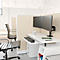 Monitorarm Ergotron LX Pro Dual Direct, für 2 Displays bis 27″, neig-/schwenk-/drehbar, höhenverstellbar, Tischhalterung, VESA, Metall, schwarz