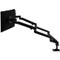 Monitorarm Ergotron LX Pro Dual, für 2 Displays nebeneinander, bis 27″, neig-/schwenk-/drehbar, höhenverstellbar, Tischhalterung, VESA, Metall, schwarz