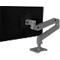 Monitorarm Ergotron LX Pro, für 1 Display bis 34″, neig-/schwenkbar, höhenverstellbar, Tischhalterung, VESA, Metall, dunkelgrau