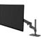 Monitorarm Ergotron LX Pro, hohe Säule, für 1 Display bis 34″, neig-/schwenkbar, höhenverstellbar, Tischhalterung, VESA, Metall, dunkelgrau