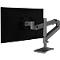 Monitorarm Ergotron LX Pro, hohe Säule, für 1 Display bis 34″, neig-/schwenkbar, höhenverstellbar, Tischhalterung, VESA, Metall, dunkelgrau