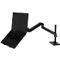 Monitorarm Ergotron LX Pro, hohe Säule, für 1 Display bis 34″, neig-/schwenkbar, höhenverstellbar, Tischhalterung, VESA, Metall, schwarz