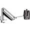 Monitorarm Novus CLU III C, voor 1 monitor tot 7 kg, met tafelbevestiging, kantel/zwenk/in hoogte verstelbaar, zilver/antraciet