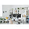 Monitorhalter Durable Select Plus, für 2 Monitore bis 32', mit Tischbefestigung, dreh-/schwenk-/höhenverstellbar, VESA-kompatibel, silber