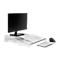 Monitorständer BakkerElkhuizen Q-riser 110, Acryl, bis 8,5 kg, verstellbare Höhe 75/105 mm