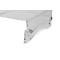 Monitorständer BakkerElkhuizen Q-riser 110, Acryl, bis 8,5 kg, verstellbare Höhe 75/105 mm
