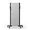 Monitorständer SMS Presence, mobil, elektrisch höhenverstellbar, für 1 Display ab 46' & bis 150 kg, VESA, Verriegelung, Kabelmanagement, anthrazit