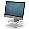 Monitorstandaard Fellowes Clarity™, tot 10 kg, in hoogte verstelbaar, B 320 x 256 mm, acryl