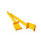 Montagegereedschap a.m.p.e.r.e., voor aanrijdbeveiliging rekken ECO Rack®, L 600 mm, thermisch verzinkt staal, geel