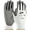 Montagehandschoen G-Tek® 3RX 31-530R, EN 388: 4 1 2 1 X, nitril, 90 % gerecycleerde kunststof &amp; 10 % elastaan, wit-grijs, maat 9, 1 paar