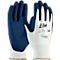 Montagehandschoen G-Tek® 3RX 31-632R, EN 388: 2 1 3 1 X, latex, 90 % gerecycleerde kunststof &amp; 10 % elastaan, wit-blauw, maat 9, 1 paar