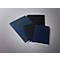 Various blue and black notebooks, with '2026' embossed on the covers. Arranged on a light background.