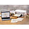 Motivpapier Sigel Golden Glow, A4, Kerzen-Motiv, für Drucker/Kopierer geeignet, FSC®-Papier, beige-chamois-creme-gold, 100 Blatt