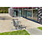 Mottez fietsenrek voor 2 fietsen, basismodule, gegalvaniseerd staal, beugel met rubber, B 670 x D 590 x H 740 mm