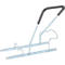 Mottez fietsenrek voor 2 fietsen, uitbreidingsmodule, gegalvaniseerd staal, beugel met rubber, B 760 x D 670 x H 740 mm