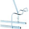 Mottez fietsenrek voor 2 fietsen, uitbreidingsmodule, gegalvaniseerd staal, beugel met rubber, B 760 x D 670 x H 740 mm