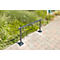 Mottez M509S, 1-zijdig, voor maximaal 9 steps, B 1190 x D 200 x H 590 mm, gepoedercoat staal, antraciet