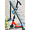 Mottez M509S, 1-zijdig, voor maximaal 9 steps, B 1190 x D 200 x H 590 mm, gepoedercoat staal, antraciet